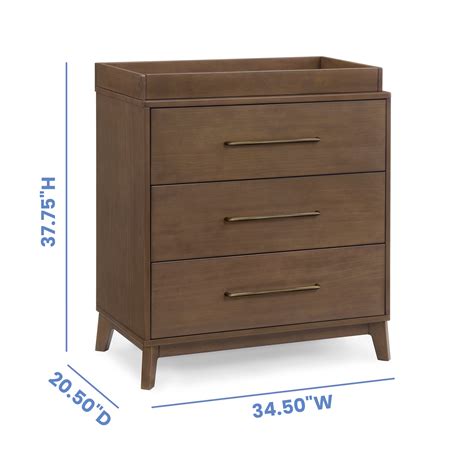 delta spencer dresser|Spencer 3 Drawer Dresser with Changing Top and  .